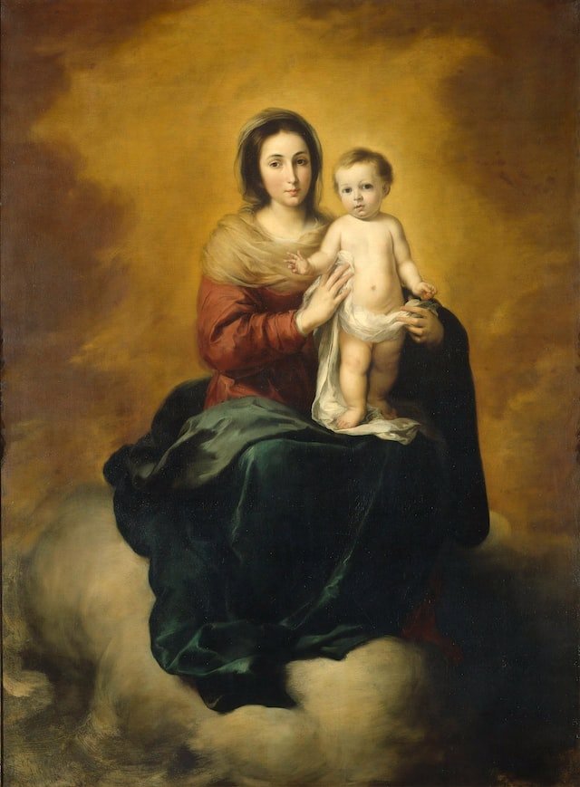 Vírgen María y niño Jesús